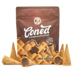 Baked Bags Delta 8 THC Coned - Milk Chocolate (600 mg Total Delta 8 THC)