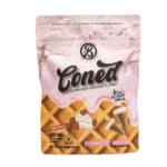 Baked Bags Delta 8 THC Coned - Strawberry Shortcake (600 mg Total Delta 8 THC) - Image 2