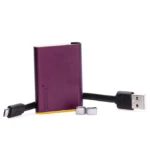 CCELL Palm Vape Battery - Purple with Gold Frame - Image 3