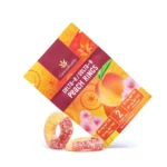 CannaBuddy Delta 8 / Delta 9 Peach Rings (40 mg Delta 8 THC + 40 mg Delta 9 THC Total)