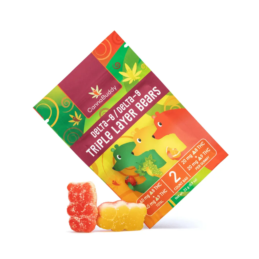 CannaBuddy-Delta-8-Delta-9-Triple-Layer-Bears-40-mg-Delta-8-THC-40-mg-Delta-9-THC-Total-Combo.webp CannaBuddy Delta 8 / Delta 9 Triple Layer Bears (40 mg Delta 8 THC + 40 mg Delta 9 THC Total) - Image 1