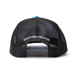 CannaBuddy Trucker Hat - Aqua and Black - Image 3