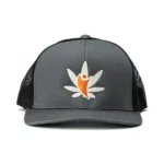 CannaBuddy Trucker Hat - Gray and Black