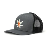 CannaBuddy Trucker Hat - Gray and Black - Image 2