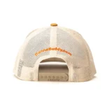 CannaBuddy Trucker Hat - Teal and Khaki - Image 3