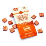 Cheeba Chews Delta 9 Chocolate Taffy - Sativa (100 mg Delta 9 THC Total)
