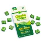 Cheeba Chews Delta 9 and CBC and CBD Salted Caramel Chews - Joint Relief (50 mg Total Cannabinoids)