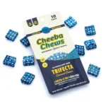 Cheeba Chews Delta 9 and CBG and CBD Caramel Chews - Trifecta (50 mg Total Cannabinoids)