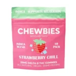 Chewbies Delta 9 THC Gummies - Strawberry Chill Indica - Image 2