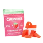 Chewbies Delta 9 THC Gummies - Strawberry Chill Indica
