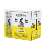 Cycling Frog THC + CBD Light Seltzer 6 Pack - Lemon (12 mg Delta 9 THC + 24 mg CBD Total) - Image 5