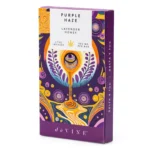 DeVINE Naturals Delta 8 and Delta 9 THC Cannabis Confections Chocolate Bar - Purple Haze - Image 2