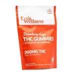 Erth Wellness Delta 9 THC Gummies - Strawberry Haze - Image 2