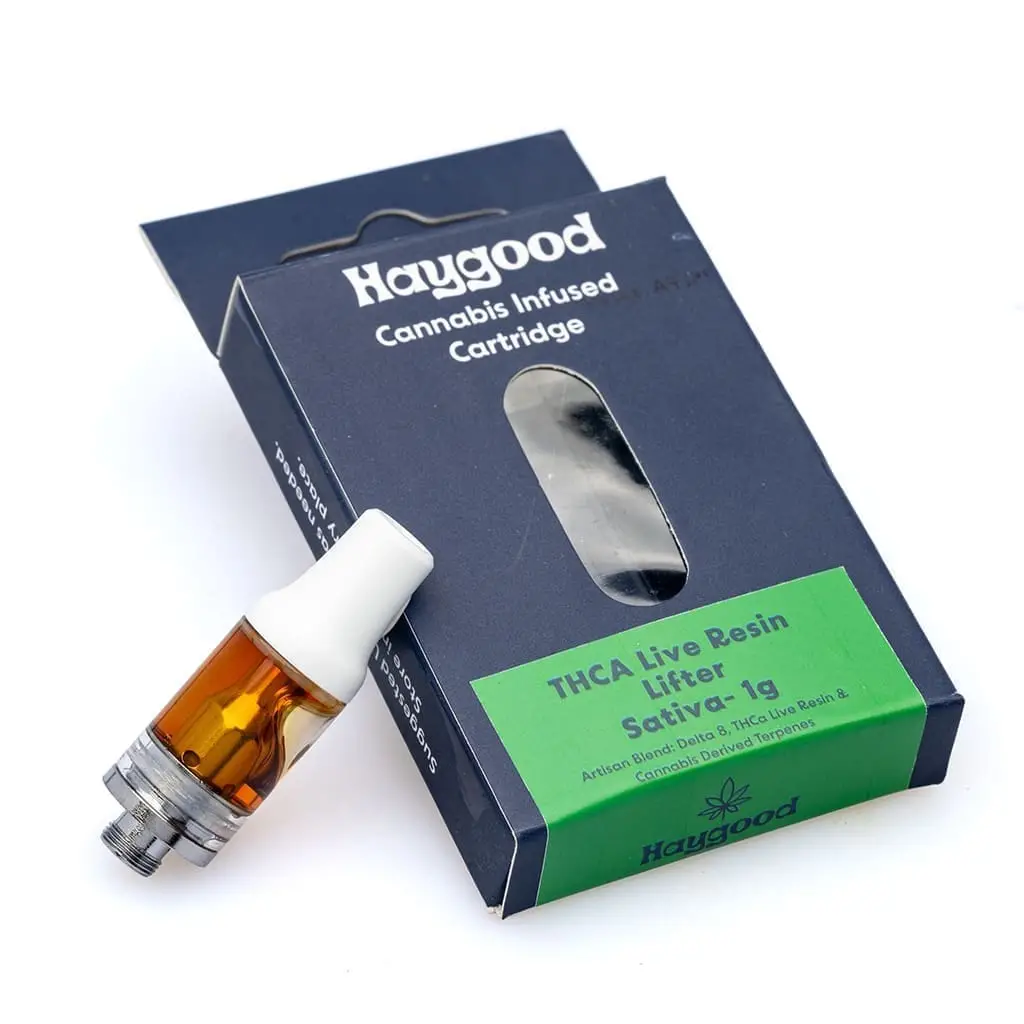 Haygood-Artisan-THCa-Live-Resin-Cartridge-Lifter-Sativa-1-gram-combo.webp Haygood Artisan THCa Live Resin Cartridge - Lifter Sativa (1 gram) - Image 1