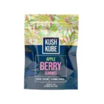 Kush Kube Delta 9 + CBD Gummies - Apple Berry - Image 2