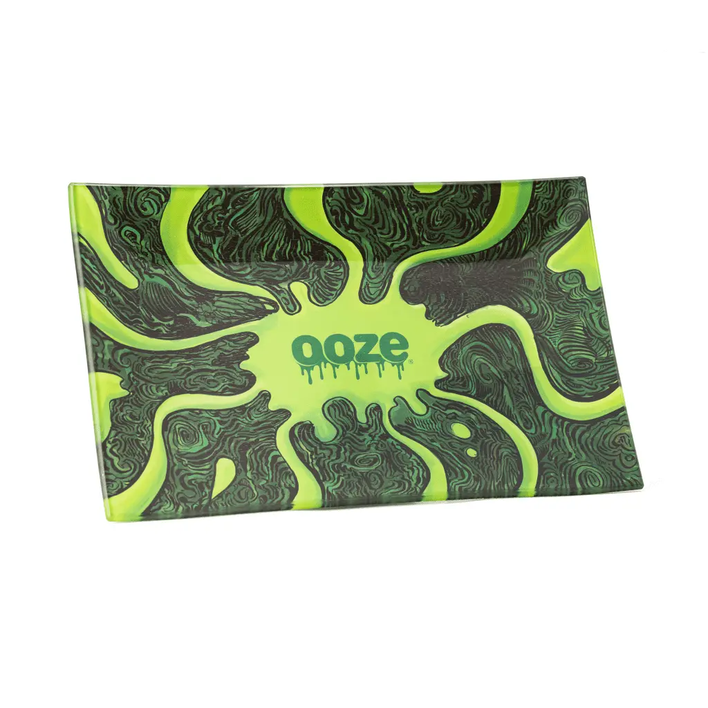Ooze-Shatter-Resistant-Glass-Rolling-Tray-Abyss-Tray.webp Ooze Shatter Resistant Glass Rolling Tray - Abyss - Image 1