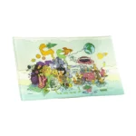 Ooze Shatter Resistant Glass Rolling Tray - Imaginarium