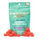PharmaTHC Euphoria Blend Gummies - Strawberry Slam (1000 mg Delta 8 + 240 mg Delta 9 + 660 mg Delta 10 + 500 mg HHC Total)