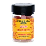 PharmaTHC Delta 10 THC Gummies - Strawberry Kiwi (250 mg Total Delta 10 THC) - Image 2