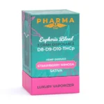 PharmaTHC Delta 8, Delta 9, Delta 10 & THCP Disposable Vape - Strawberry Mimosa (3 grams)