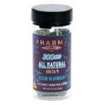PharmaTHC Delta 9 THC All Natural Gummies - Sour Blueberry - Image 2