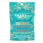 PharmaTHC Euphoria Blend Gummies - Caribbean Fruit Cocktail (2000 mg Total Cannabinoids) - Image 2