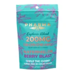 PharmaTHC Euphoria Blend Gummies - Watermelon Berry Blast (4000 mg Total Cannabinoids) - Image 2