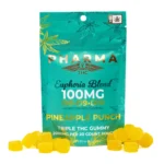 PharmaTHC Euphoria Blend Triple THC Gummies - Pineapple Punch