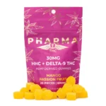 PharmaTHC HHC / Delta 9 THC Gummies – Mango Passion Fruit (400 mg Total HHC + 200 mg Total Delta 9 THC)