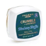 PharmaTHC THCa Live Resin Crumble - Blueberry Muffin (2 grams) - Image 2