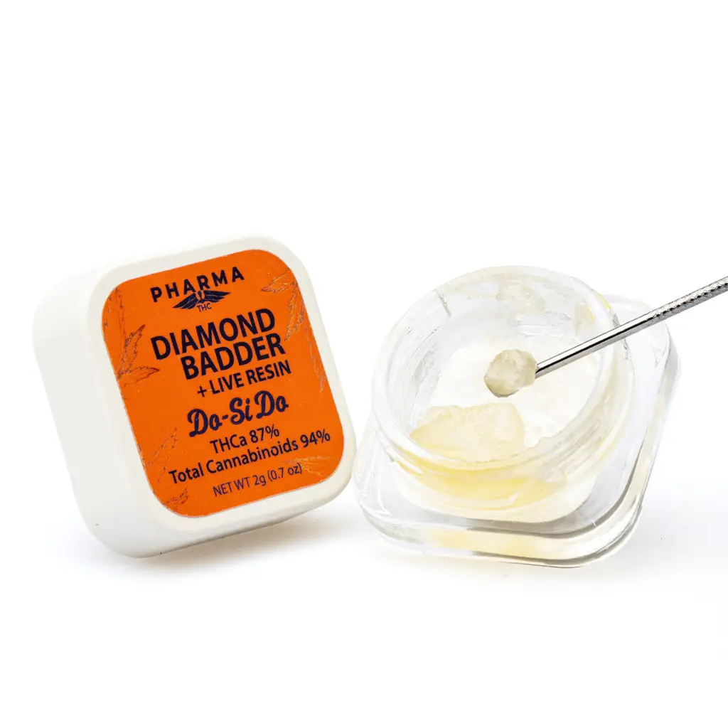 PharmaTHC-THCa-Live-Resin-Diamond-Badder-Do-Si-Do-combo.webp PharmaTHC THCa Live Resin Diamond Badder - Do-Si-Do - Image 1