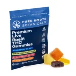Pure Roots Botanicals THC Live Rosin Gummies - Variety 4-Pack