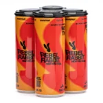 Rebel Rabbit Mild Hare Delta 9 Seltzer 4 Pack - Grapefruit (20 mg Total Delta 9 THC) - Image 2