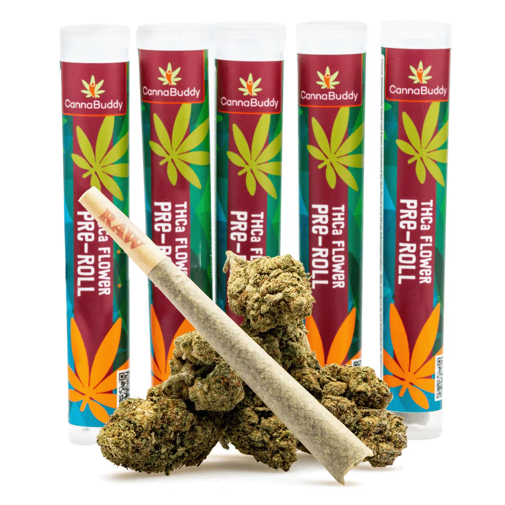 THCa-Flower-Pre-Roll-Blue-Guava-Product-with-Tube.webp THCa Flower Pre-Roll Blue Guava - Image 1