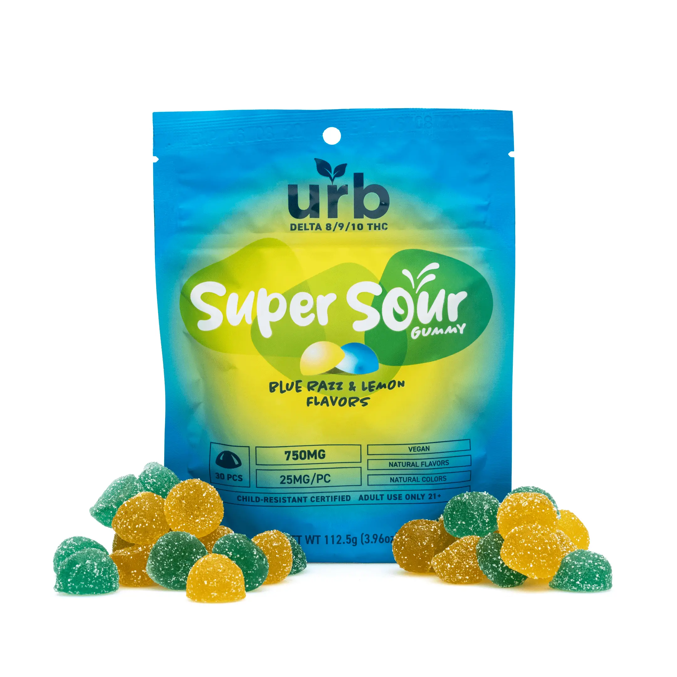 Urb-Delta-8-Delta-9-Delta-10-THC-Super-Sour-Gummies-Blue-Razz-and-Lemon-750-mg-Total-cannabinoids-Combo.webp Urb Delta 8 / Delta 9 / Delta 10 THC Super Sour Gummies - Blue Razz and Lemon (750 mg Total Cannabinoids) - Image 1