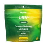 Urb Delta 9 THC Gummies - Kiwi Lemonade (350 mg Total Delta 9 THC) - Image 2