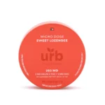 Urb Delta 9 THC / HHC Lozenges - Strawberry (100 mg Delta 9 THC + 150 mg HHC Total) - Image 2