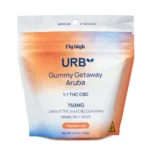 Urb Delta 9 and CBD Gummies - Tropical Lush - Image 2