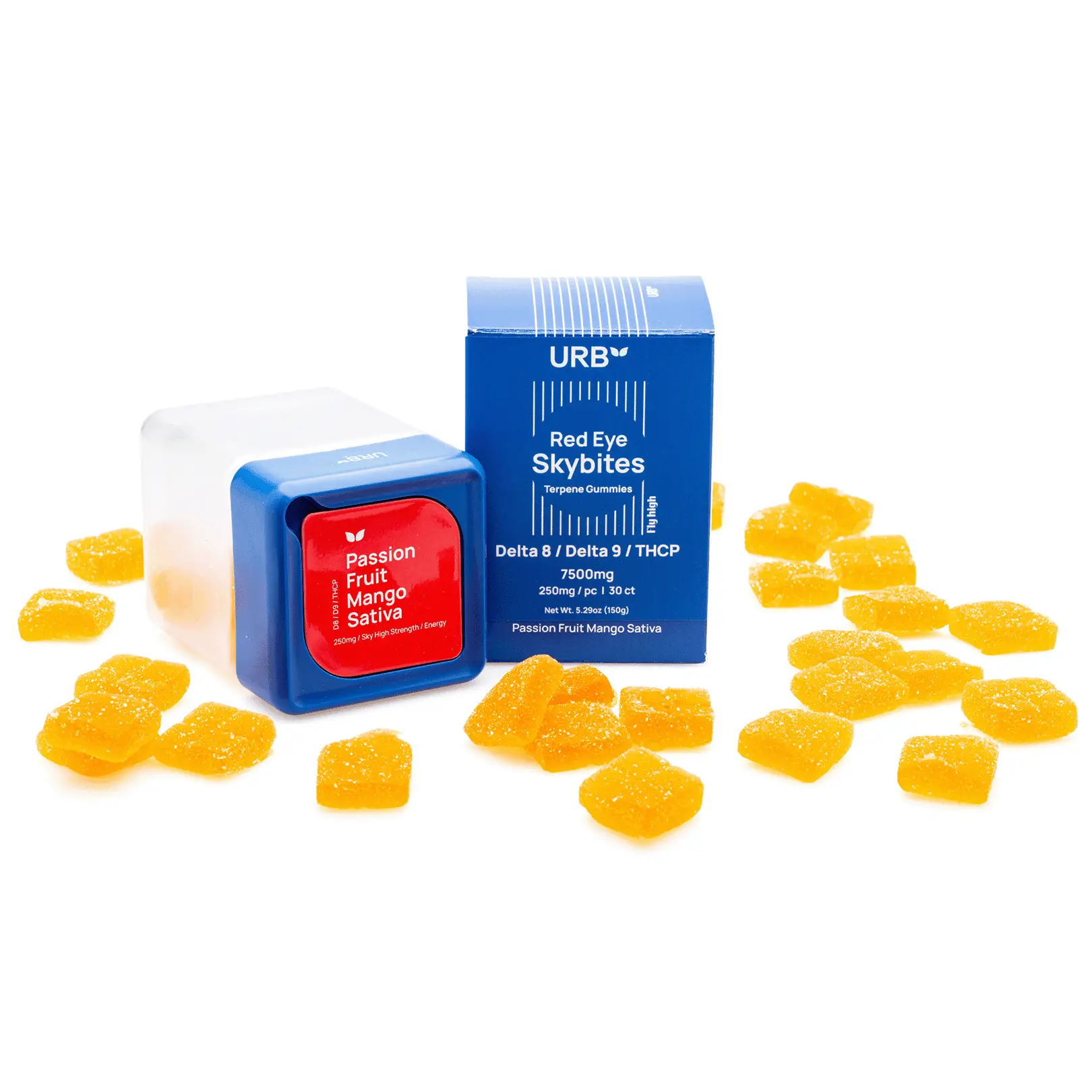 Urb-Red-Eye-Skybites-Passion-Fruit-Mango-7500-mg-Total-Cannabinoids-combo.webp Urb Red Eye Skybites - Passion Fruit Mango (7500 mg Total Cannabinoids) - Image 1
