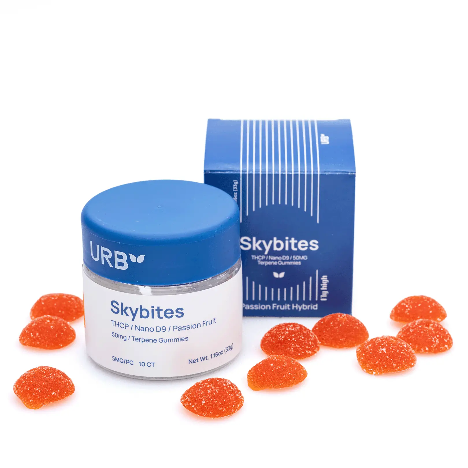 Urb-THCP-and-Delta-9-Mile-High-Skybites-Passion-Fruit-25-mg-THCP-25-mg-Delta-9-THC-Total-Combo.webp Urb THCP / Delta 9 Mile High Skybites - Passion Fruit (25 mg THCP + 25 mg Delta 9 THC Total) - Image 1